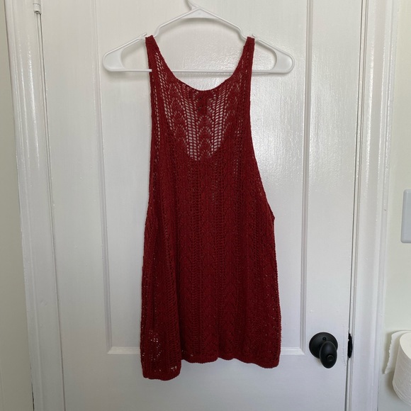 Rust Knit Tank - Picture 2 of 3